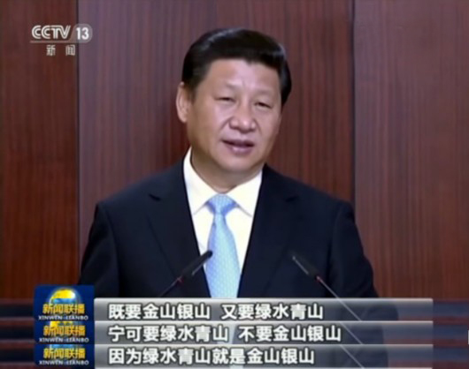 習(xí)近平：加快生態(tài)文明體制改革，建設(shè)美麗中國(guó)